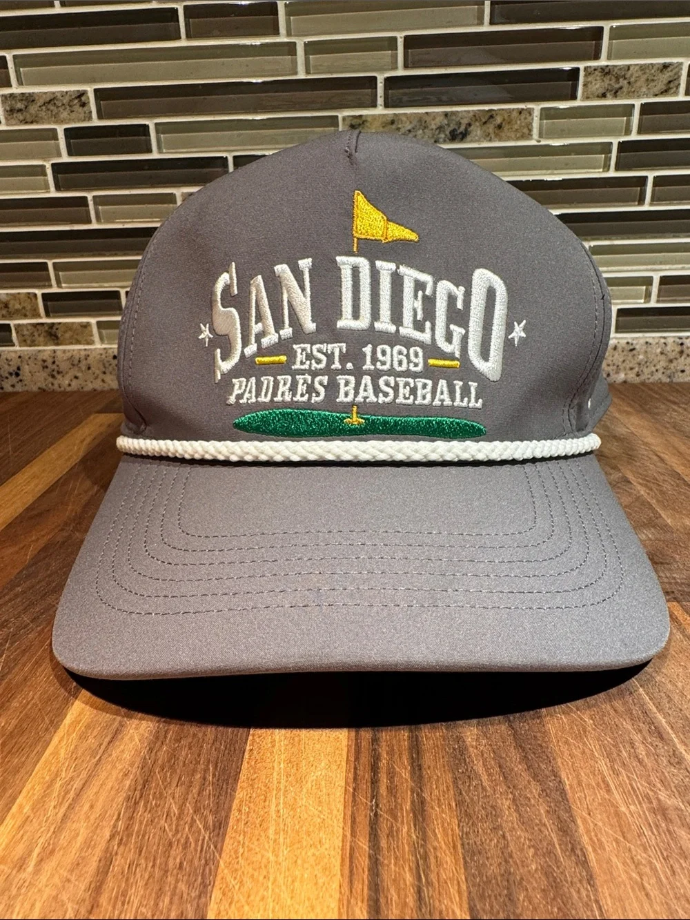 '47 Brand San Diego Padres Canyon Ranchero Hitch Adjustable Golf Hat Cap - Picture 1 of 9